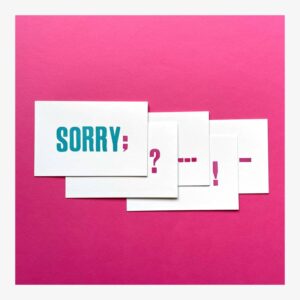 Sorry? Thanks! Mixed Emotions - Card Box