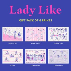 Lady Like - Pack of Screen Prints